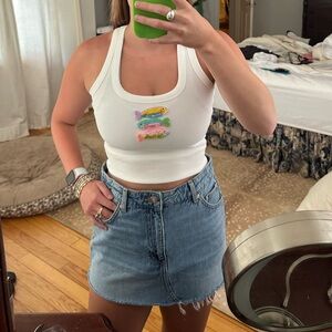 Bead Embroidered Tank Top